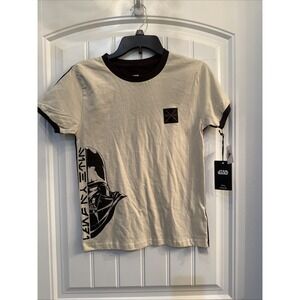 NWT Star Wars Disney Hero's & Villains Darth Vader Obi Wan Shirt 10/12 Boys